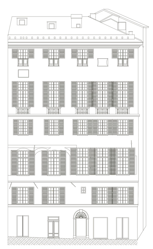 Schema dei piani dell’edificio